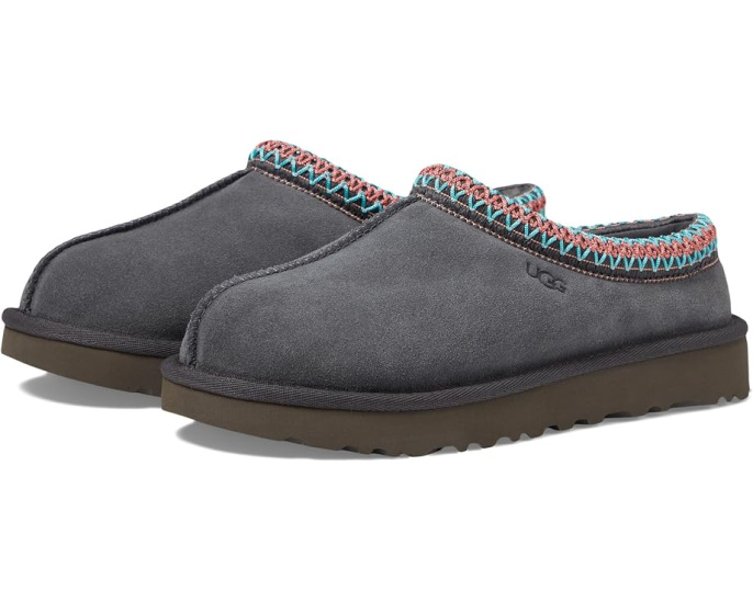 UGG Tasman тапочки из замши с шерстяной подкладкой