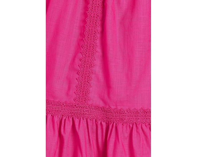 Платье Linen Trim с кружевной отделкой Janie and Jack для детей