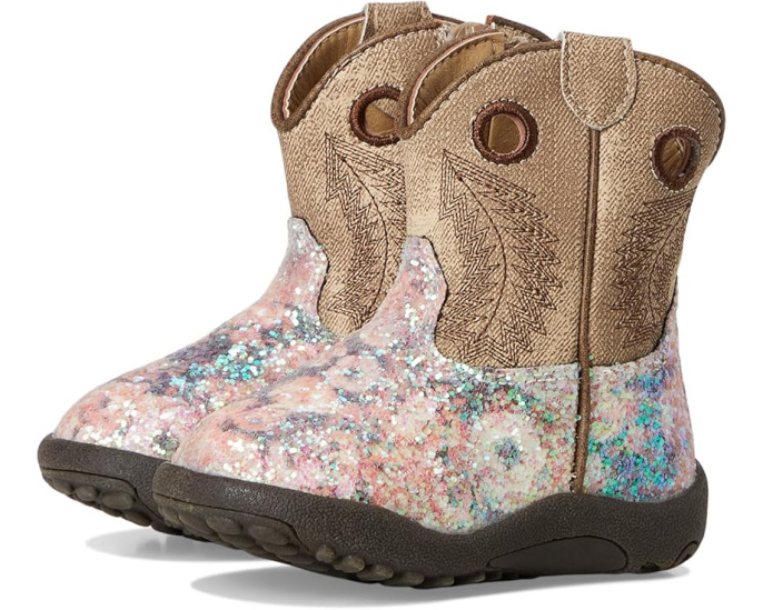 Сапоги Cowbabies Willow Glitter с блестками и джинсовым голенищем