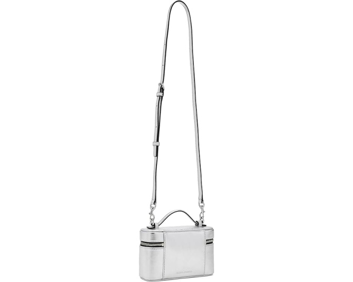Косметичка Marc Jacobs с металлическим эффектом J Marc Vanity Bag