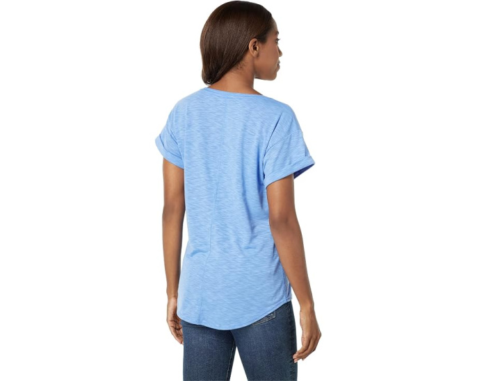 Streamside Tee Split-Neck Short Sleeve