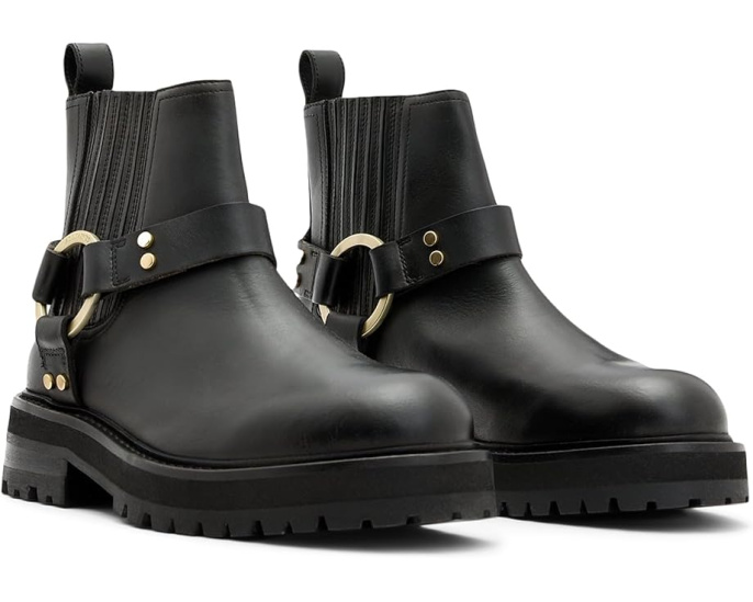 Ботинки AllSaints Maddie в стиле байкер с упряжью
