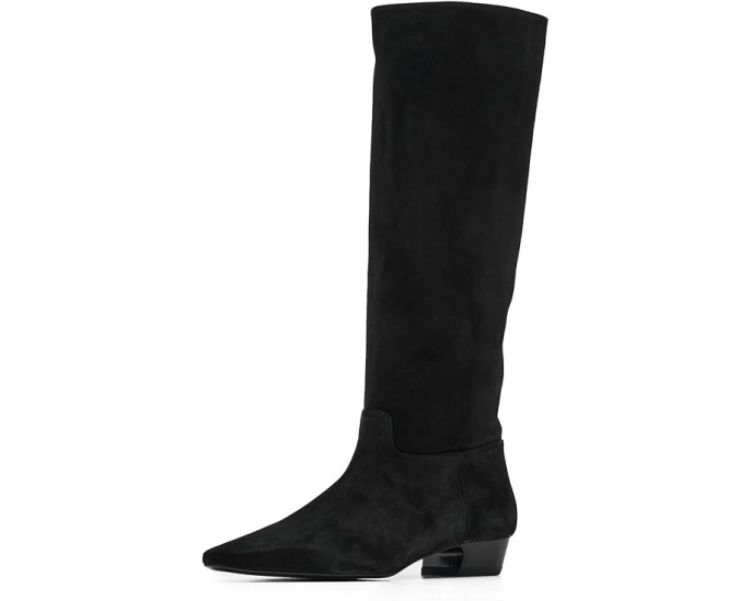 Ботинки Stassi Boot Stuart Weitzman до колена с острым носком