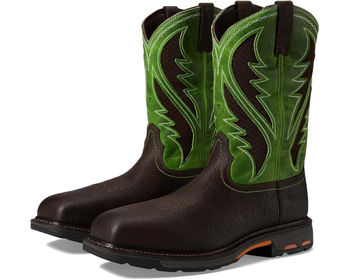 Рабочие ботинки Ariat Workhog с широким носком и композитным подноском