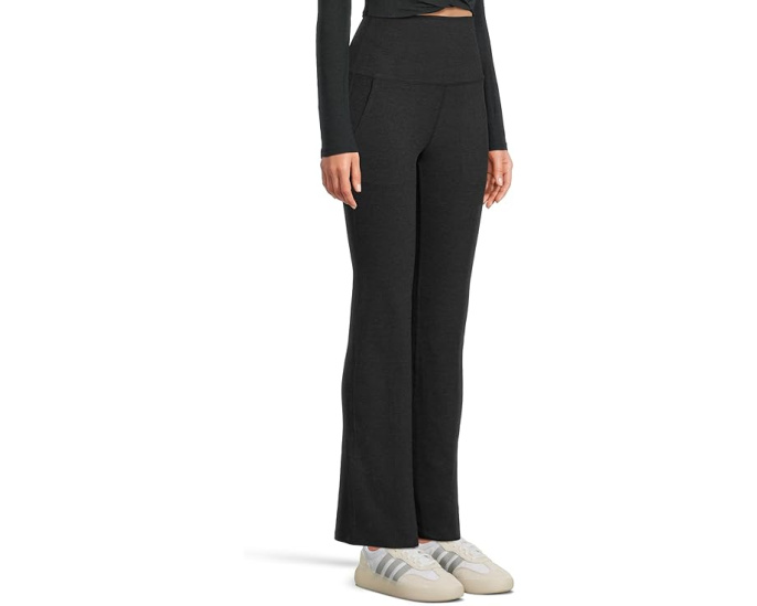 Beyond Yoga Брюки Spacedye High Waisted Practice Pocket Bootcut с карманами