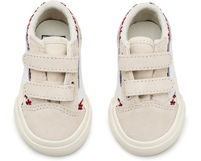 Кроссовки Vans Old Skool V с двойной липучкой для малышей