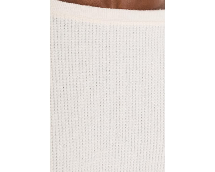 Термофутболка Free People Latte Blues с отделкой из рубчика