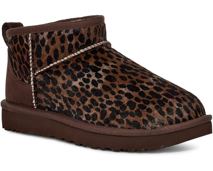 Ботинки UGG Classic Ultra Mini Caspian из телячьей кожи с уникальным принтом