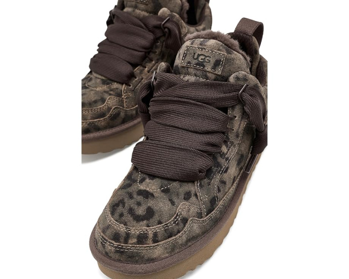 UGG Lowmel Spotted ботинки с леопардовым принтом