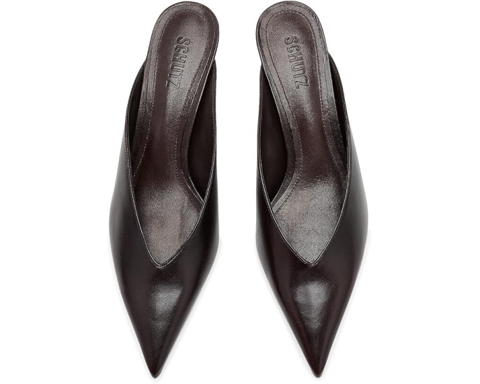 Туфли-лодочки Schutz Loren Mid с острым носком и каблуком средней высоты