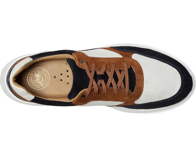 Johnston & Murphy Briley Perfed Jogger кроссовки с кожаным верхом