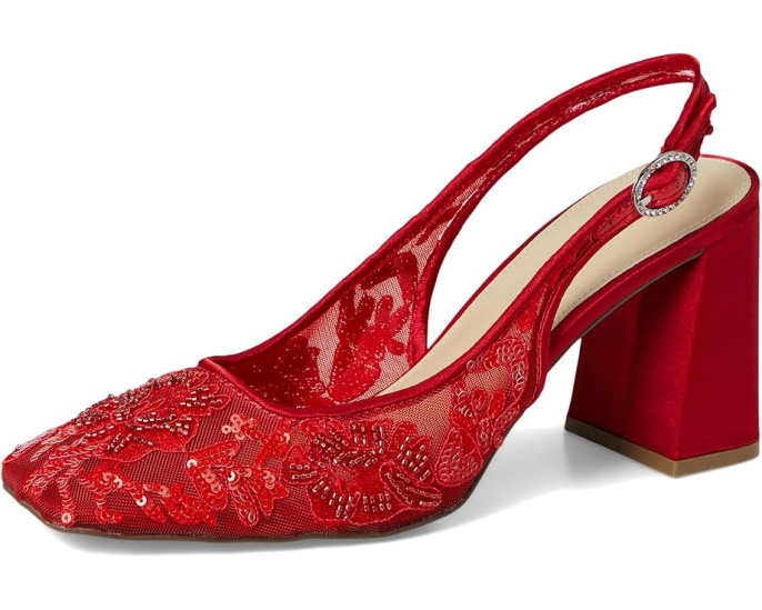 Туфли Blue by Betsey Johnson Ninah на устойчивом каблуке с сеткой