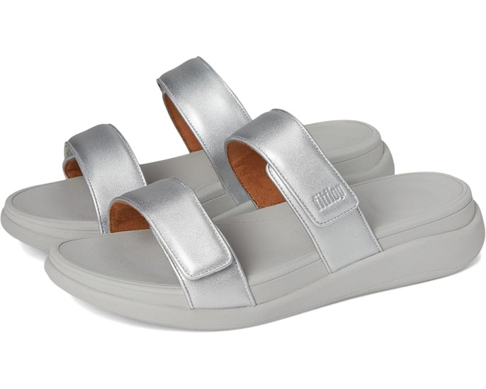 Сандалии FitFlop F-mode Go на платформе с регулируемыми ремешками