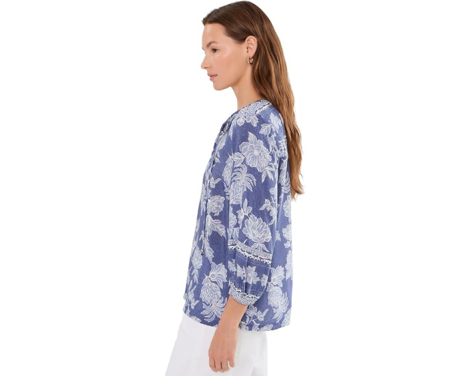 Блузка Breezy Blooms 3/4 от Tommy Bahama с цветочным принтом