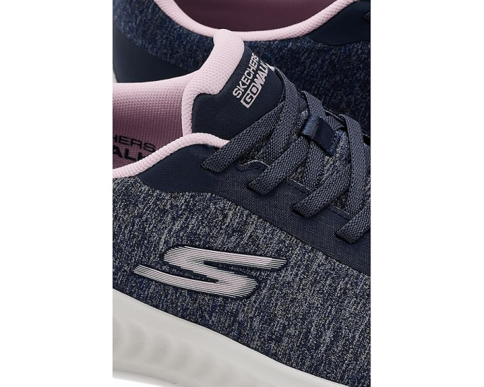 Кроссовки Go Walk Now Heather с верхом из сетки от Skechers Performance синие