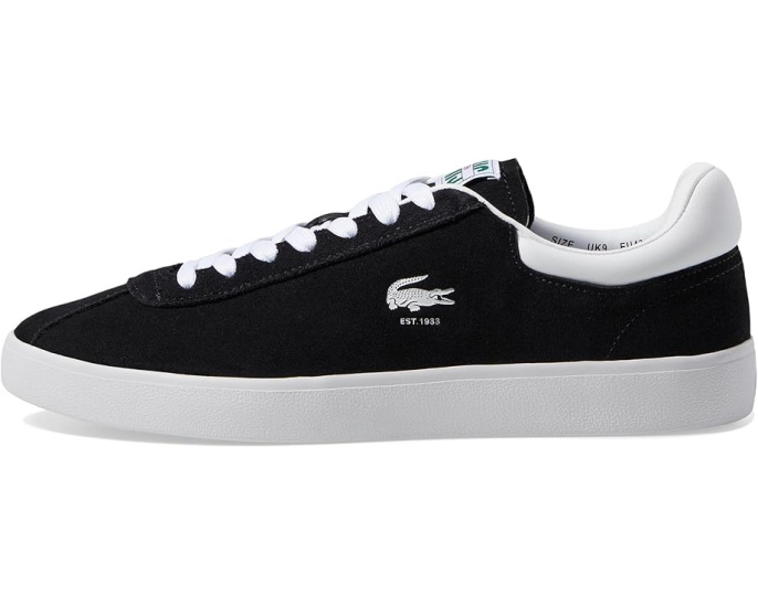 Кроссовки Lacoste Baseshot из замши с круглым носком