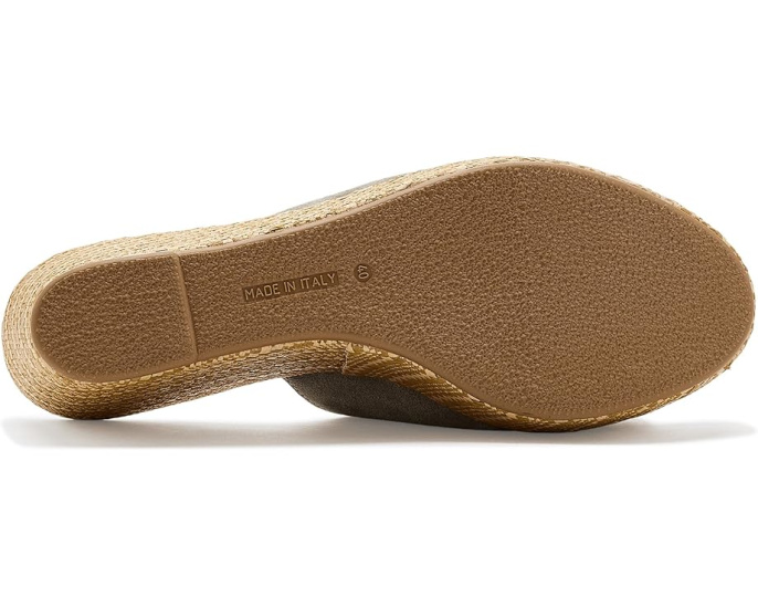 Босоножки-лодочки Spring Step Ellyn-Woven с крупным бантом и плетеным клином