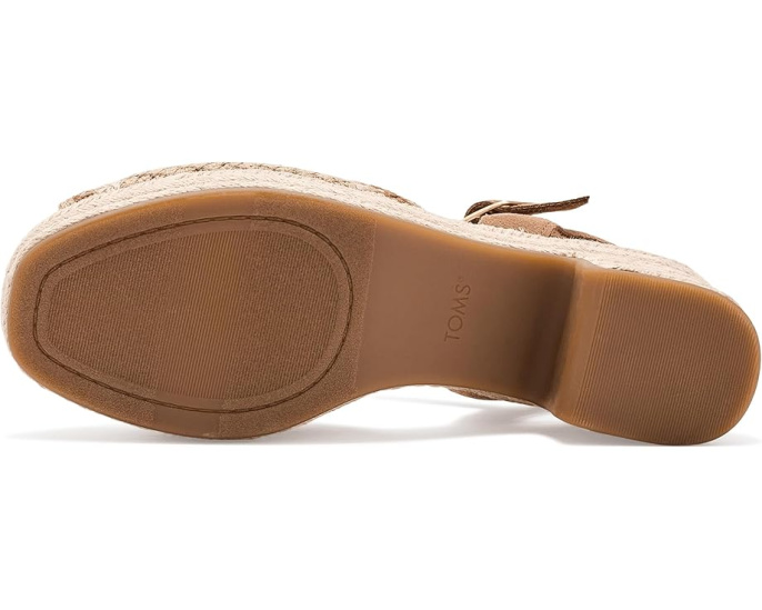 Босоножки TOMS Isla Peep Toe на платформе с открытым носком