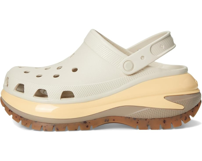 Кроссовки-клоги Crocs Mega Crush с высокой платформой и ремешком