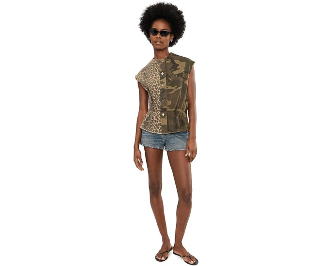 Sofi Waistcoat от AllSaints Camo Leppo Green