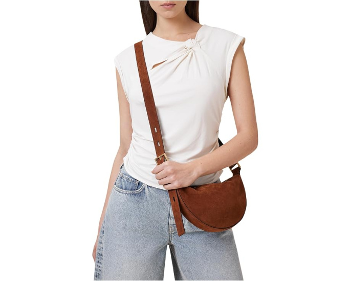 Сумка через плечо Half Moon из замши от AllSaints