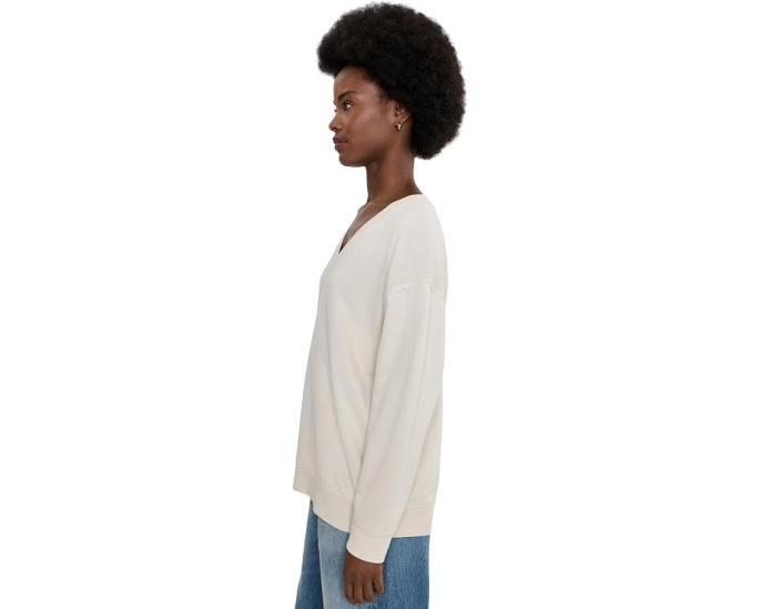 Свитшот Eileen Fisher Garment Dyed Terry V-Neck с v-образным вырезом