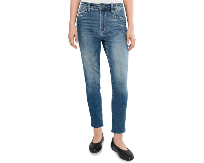 Джинсы Reese High Rise Fab Ab Straight Leg от KUT from the Kloth