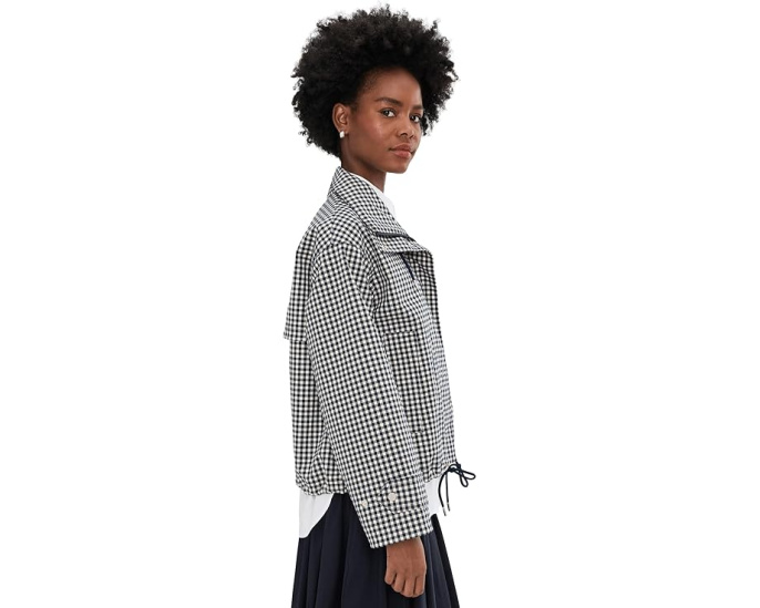 Куртка Bronwyn Check Showerproof Barbour с капюшоном