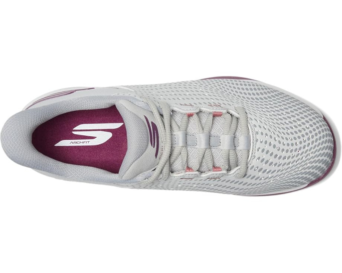 Кроссовки Skechers Go Run Supersonic Max с технологией Hyper Arc и сетчатым верхом