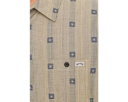 Billabong рубашка с коротким рукавом Sundays Jacquard