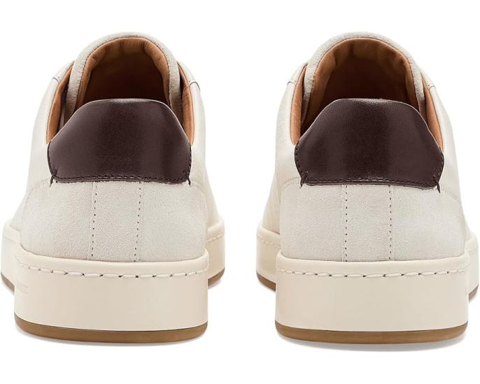 Кроссовки Barnes 2 на шнуровке от Allen Edmonds белая кожа