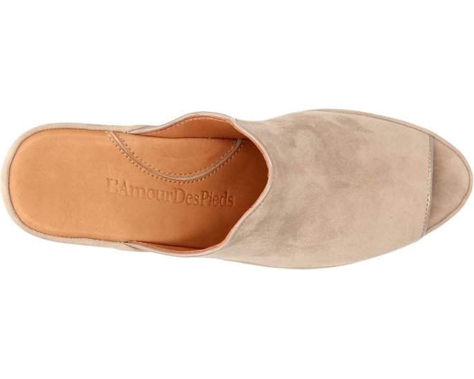 Мюли L'Amour Des Pieds Orman из замши на танкетке