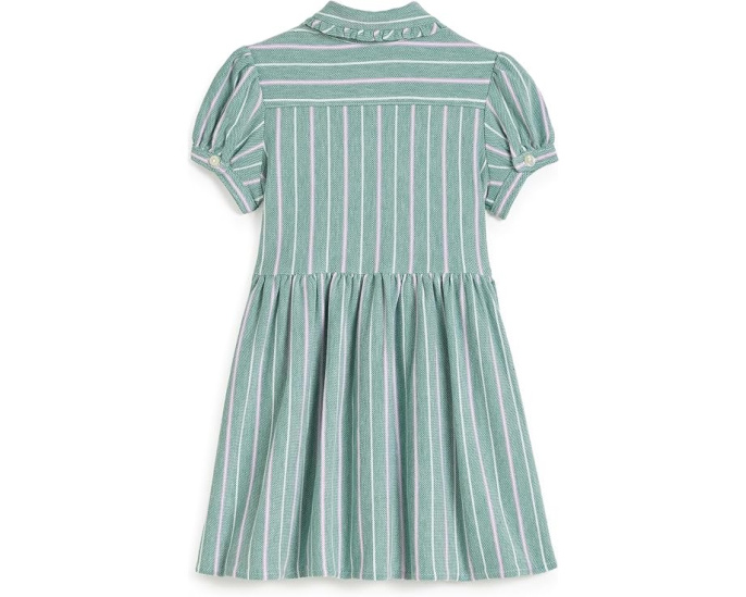 Striped Knit Oxford Shirtdress & Bloomer (Infant)