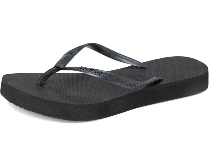 Тапочки Havaianas Slim Flat с пряжкой и фиксированной стелькой