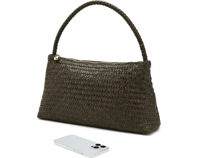 Сумка через плечо Madewell LG Woven Zip Shoulder с ручным плетением