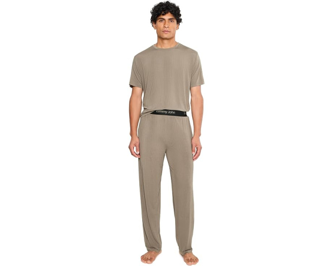 Tommy John пижамные брюки Second Skin Luxe Rib с карманами
