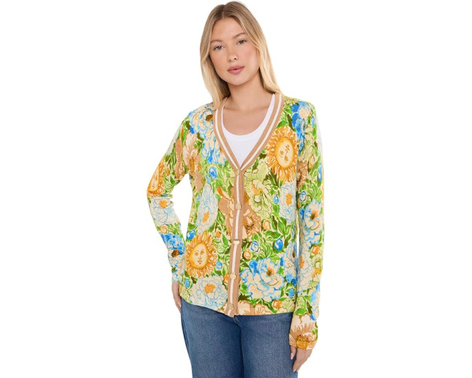 Кардиган Pollyanne от Lilly Pulitzer с цветочным принтом