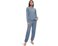 Брюки Eberjey French Terry Jogger из хлопка с манжетами