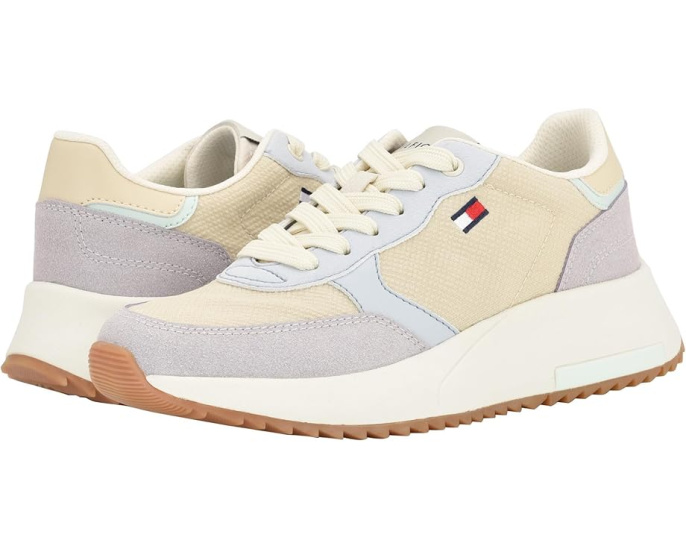 Кроссовки Tommy Hilfiger Zidya с ретро-дизайном и цветочным принтом