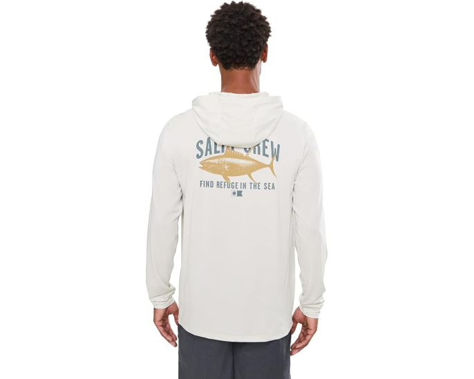 Рашгард с капюшоном Bitmap Hood Sunshirt от Salty Crew