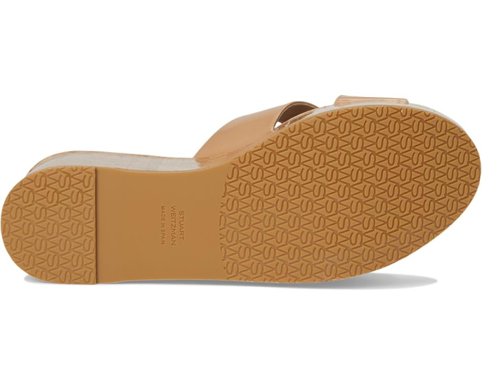 Сандалии Stuart Weitzman Dayna Wedge Slide на платформе с открытым носком