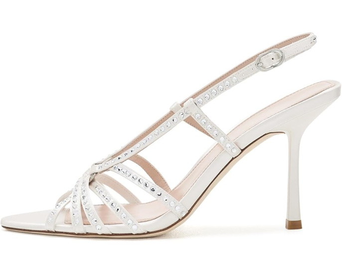 Босоножки Stuart Weitzman Carlyle Sandals 85 с квадратным мысом