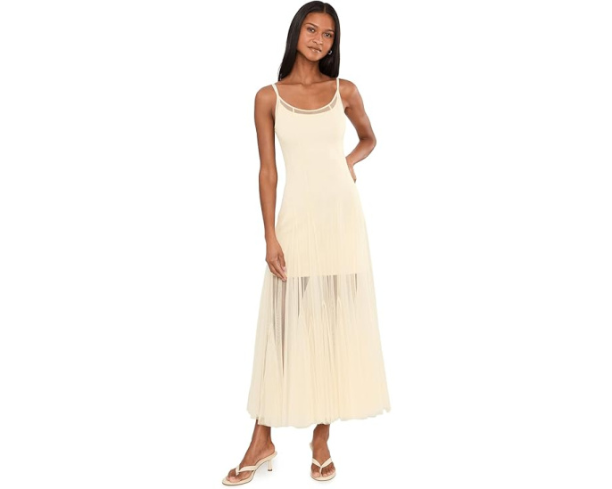 AllSaints платье Harmonia Dress из полиэстера с регулируемыми бретелями