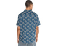 Рубашка RVCA Exotica SS из льна и вискозы с полосками