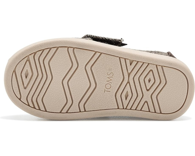 Детские туфли TOMS Alpargata темно коричневые