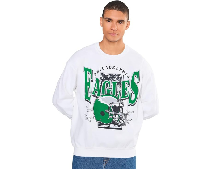 Junk Food Clothing флис NFL Philadelphia Eagles Conversion Crew