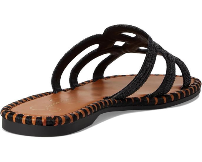 Jessica Simpson Плетеные босоножки Bria Flat с кристаллами