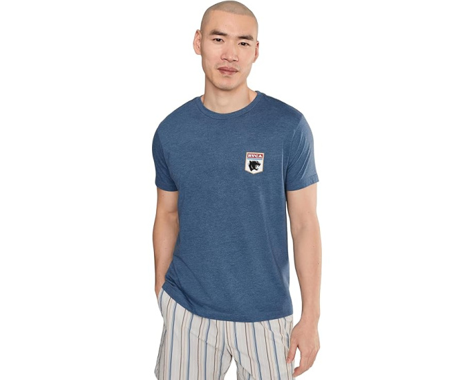 Футболка RVCA Pantero Short Sleeve с принтом и красной строчкой