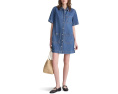Madewell джинсовое мини-платье Airy Denim Boxy