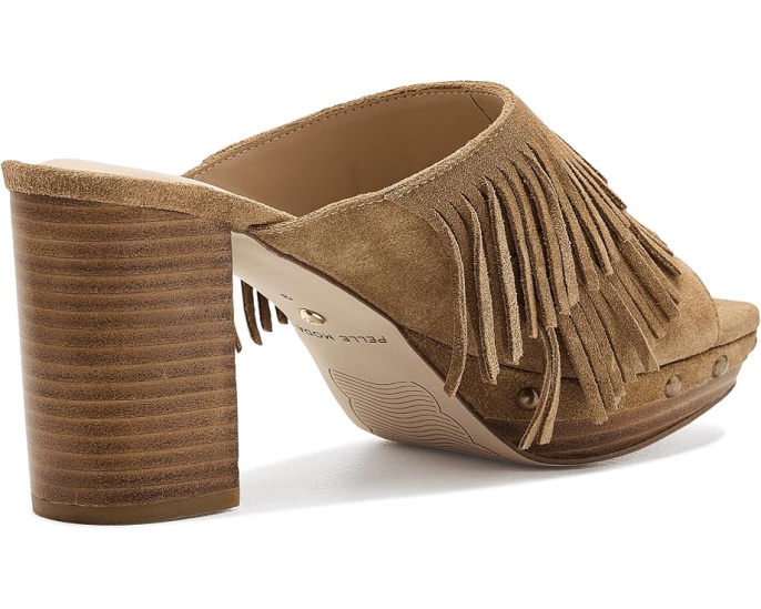 Pelle Moda босоножки Amani Slide с бахромой и декором